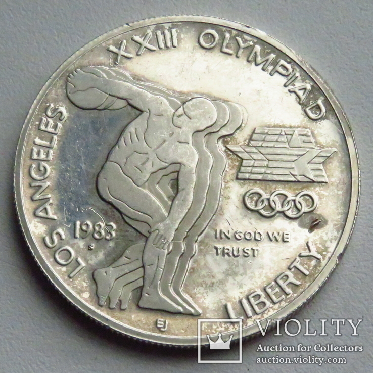 1 долар 1983 г. США, фото №3