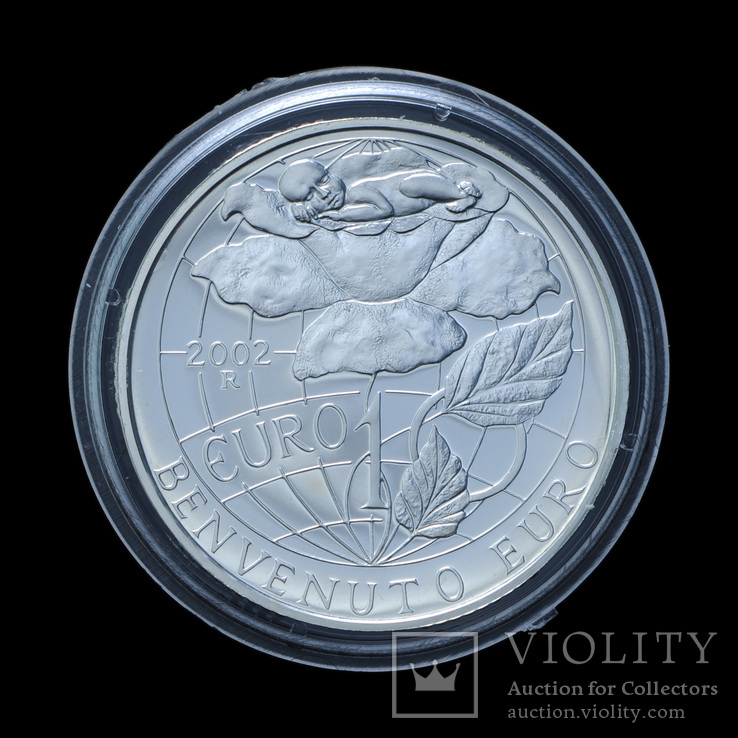 10 Евро 2002 Введение Евро (Серебро 0.925, 22г), Сан-Марино