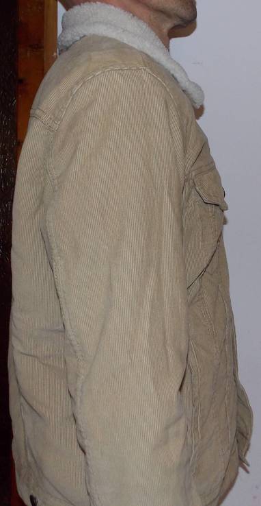 Куртка Levi Straus вельвет, утеплення M-L., photo number 4
