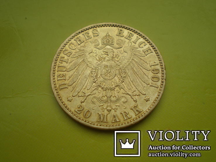 Гессен 20 марок 1901 г. Германия, фото №5