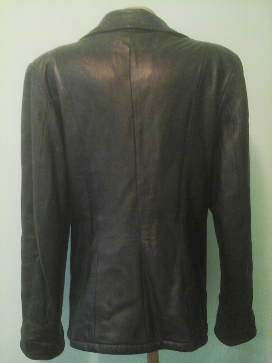 Натуральная кожа, куртка-пиджак с подстежкой, р.M-L, сост.нового, фото №8