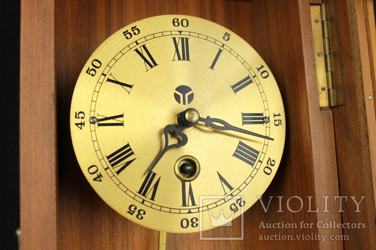 Компактные настенные маятниковые часы. Германия. (0368), фото №6