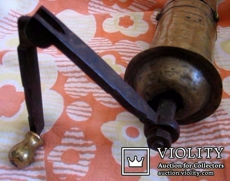 Старовинна робоча перцемолка (кавомолка), фото №3