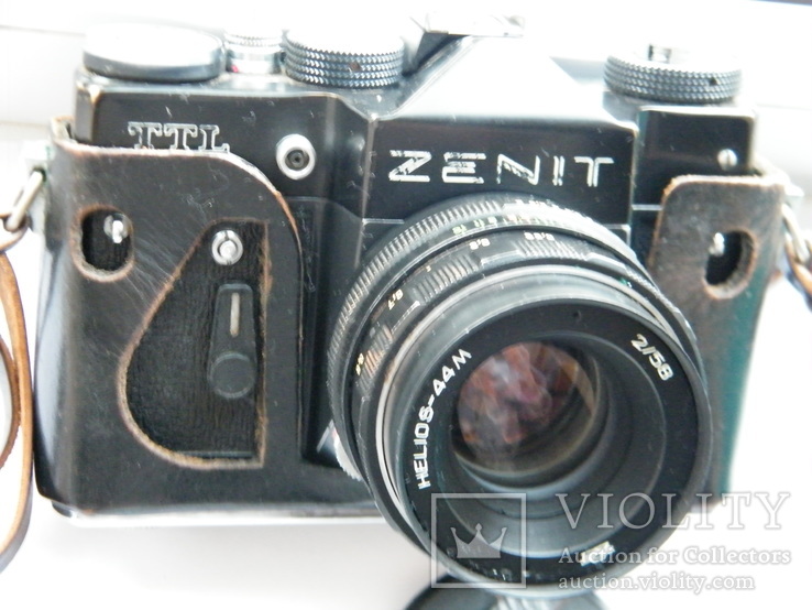 Зеркальный фотоаппарат"Зенит-ТТL" с объективом"Гелиос-44М"., фото №3