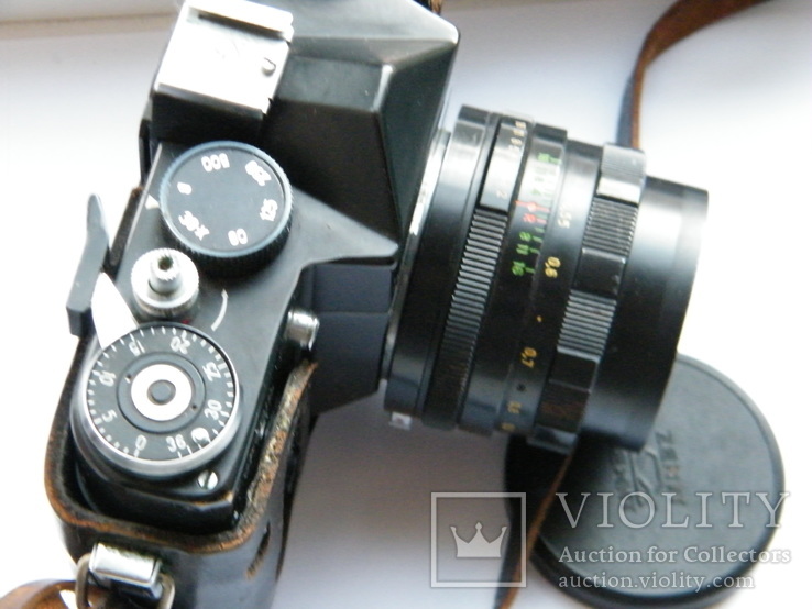Зеркальный фотоаппарат"Зенит-ТТL" с объективом"Гелиос-44М"., фото №4