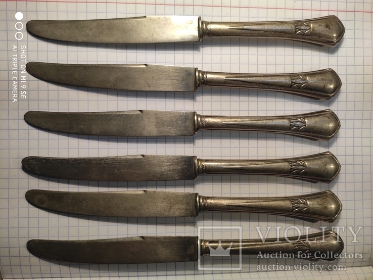 Нож "столовий набір із шести ножів, фото №2