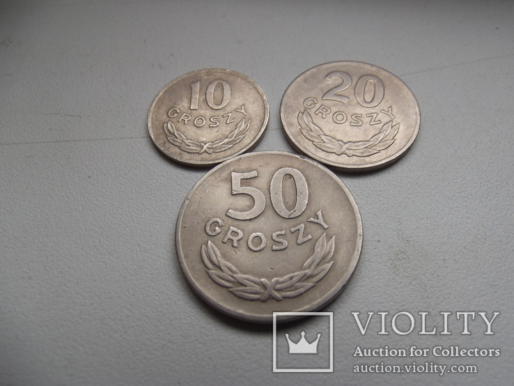 10,20,50 грош 1949 медноникель