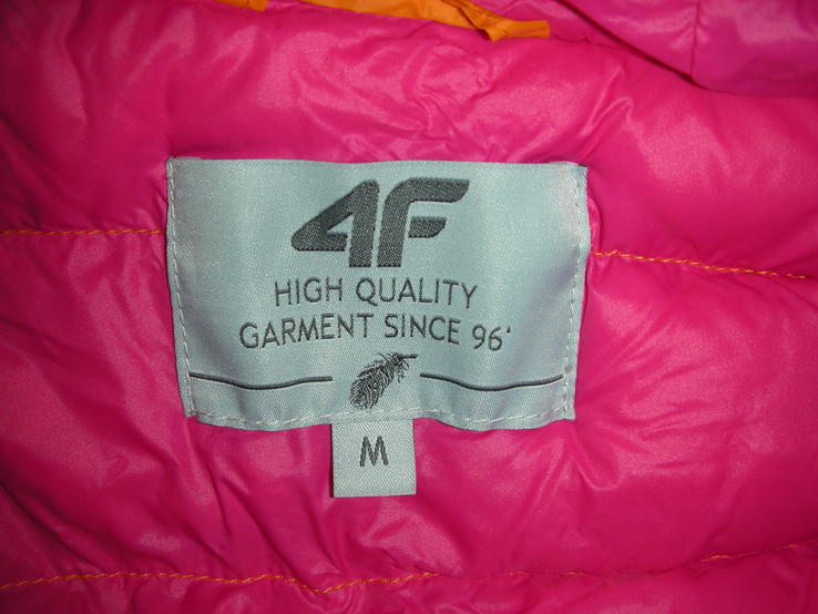 Куртка стильная, польского бренда 4F, оранжевая, размер М, фото №4