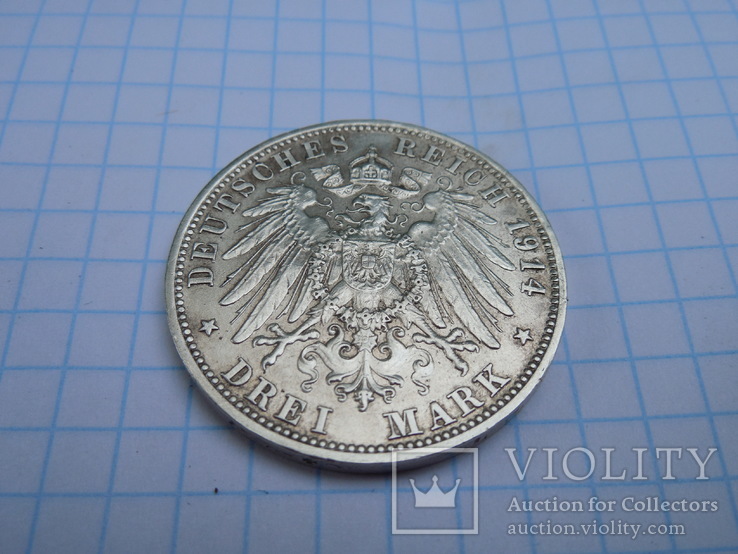 3 марки 1914г Германия, numer zdjęcia 5