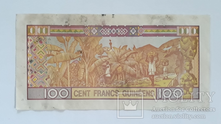 100 франков Ґвінея, фото №3