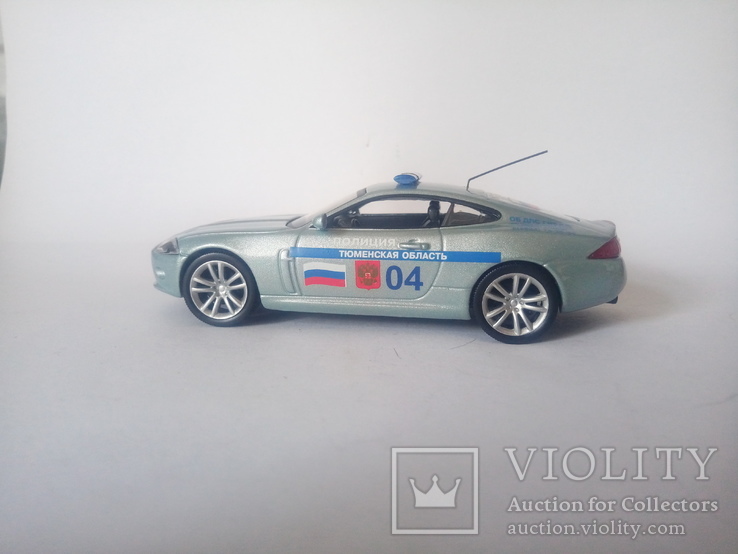 Jaguar XK Coupe "ДПС России"1:43.Ручная работа.Конверсия., фото №4