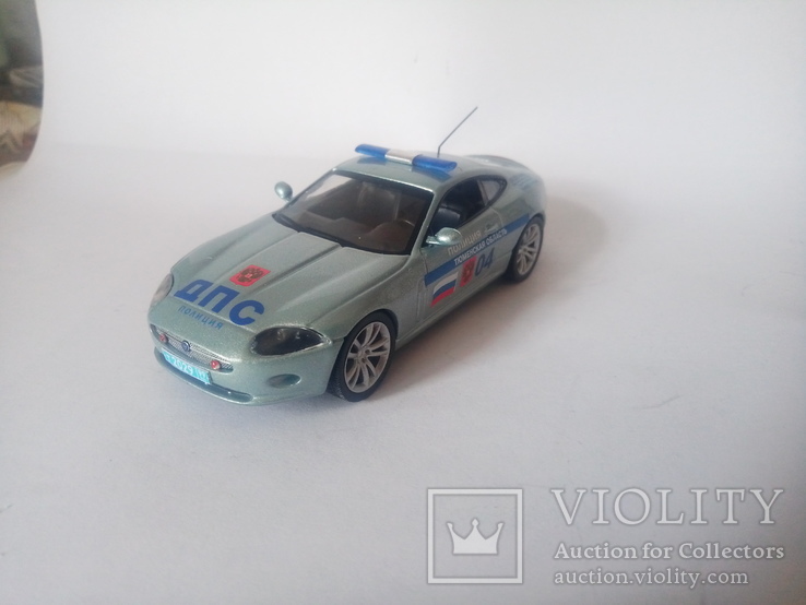 Jaguar XK Coupe "ДПС России"1:43.Ручная работа.Конверсия., фото №11