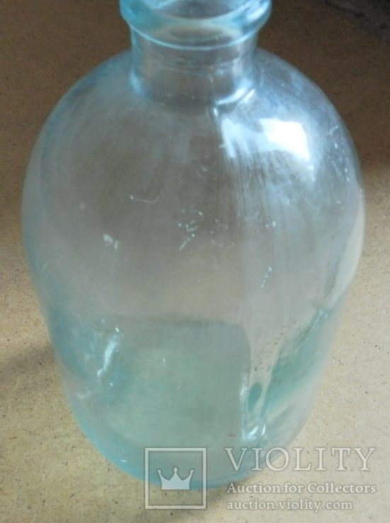 Бутылка под закручивающуюся пробку СССР 1,2 л, фото №3