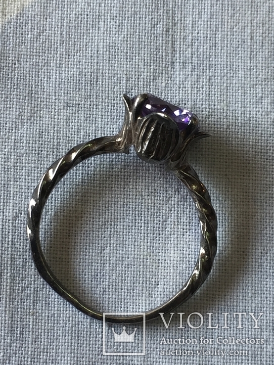 Кольцо серебро, фото №3