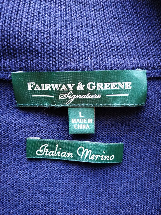 Свитер теплый тонкий FAIRWAY &amp; GREENE шерсть p-p L, numer zdjęcia 8