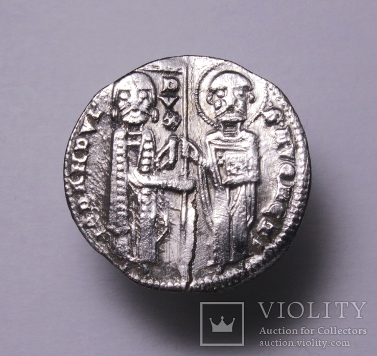 Венеціанська республіка, 48-й дож Джованні Дандоло (1280-1289рр.), срібний гроссо., фото №4