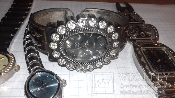 Женские кварцевые часы 3 штуки, фото №2