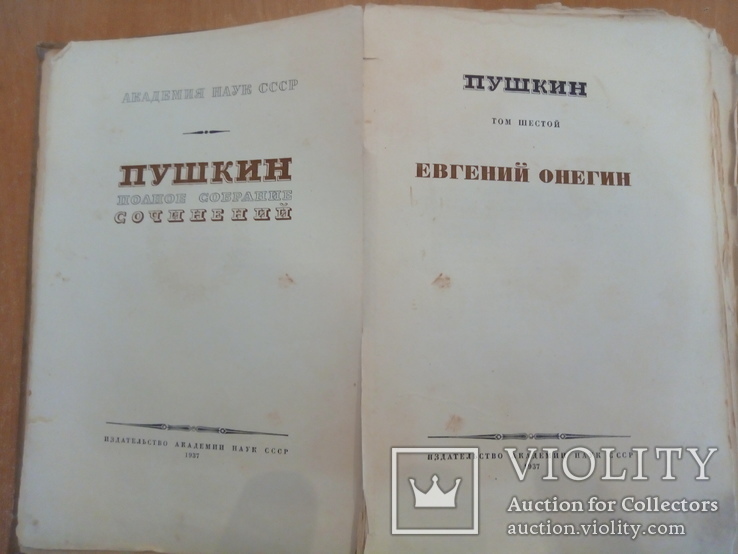 Книга 1937 года Пушкин, фото №5