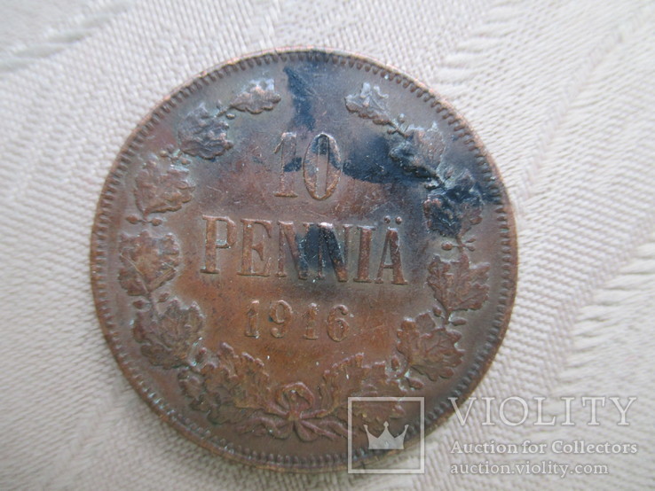 10 пенни 1916 год.