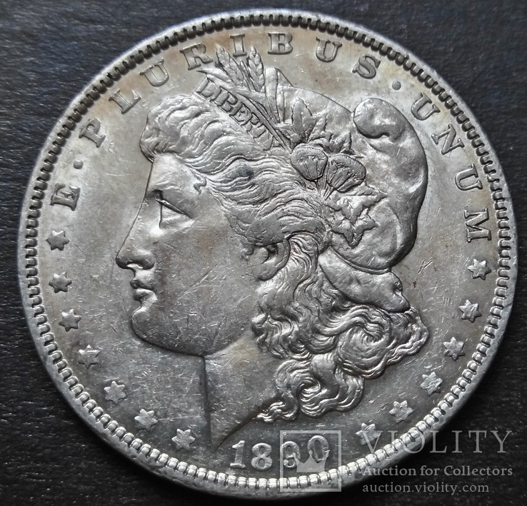 1 Доллар 1890 . Морган. Серебро.