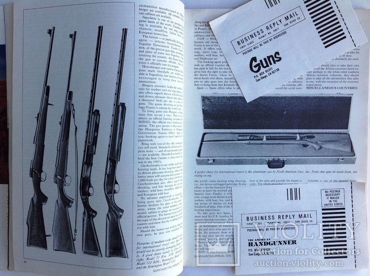 1979  Guns Annual Book of HUNTING. Ружья, фото №10