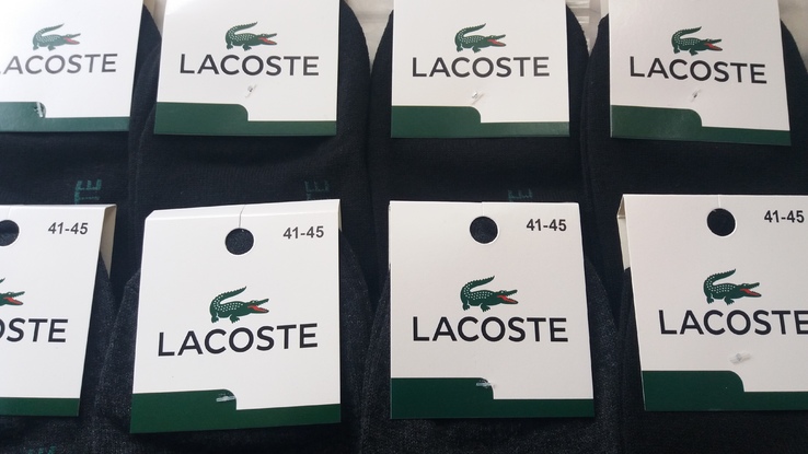 Носки шкарпетки 12 пар супер лот LACOSTE .