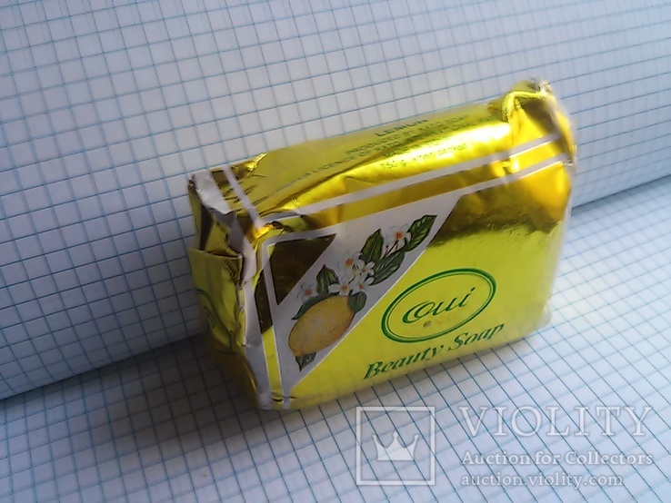 Туалетное мыло: "Oui" Beauty Soap. LEMON. MADE IN EGYPT. PARIS FRANCE 150 g., фото №6