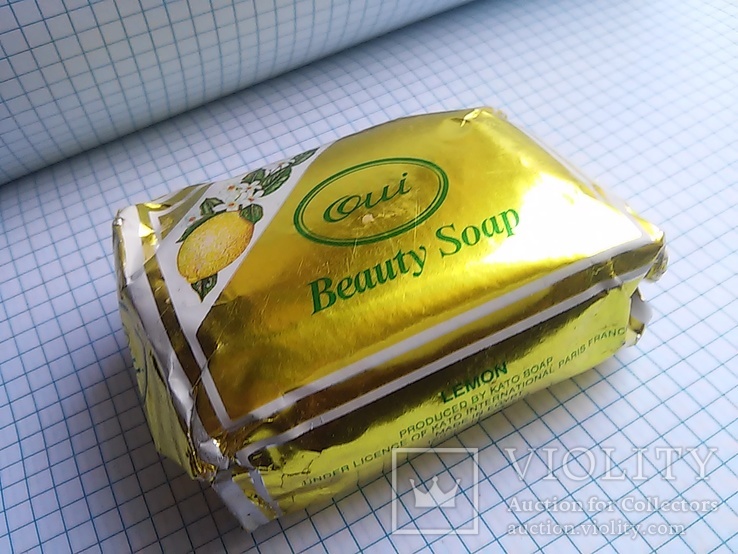 Туалетное мыло: "Oui" Beauty Soap. LEMON. MADE IN EGYPT. PARIS FRANCE 150 g., фото №7