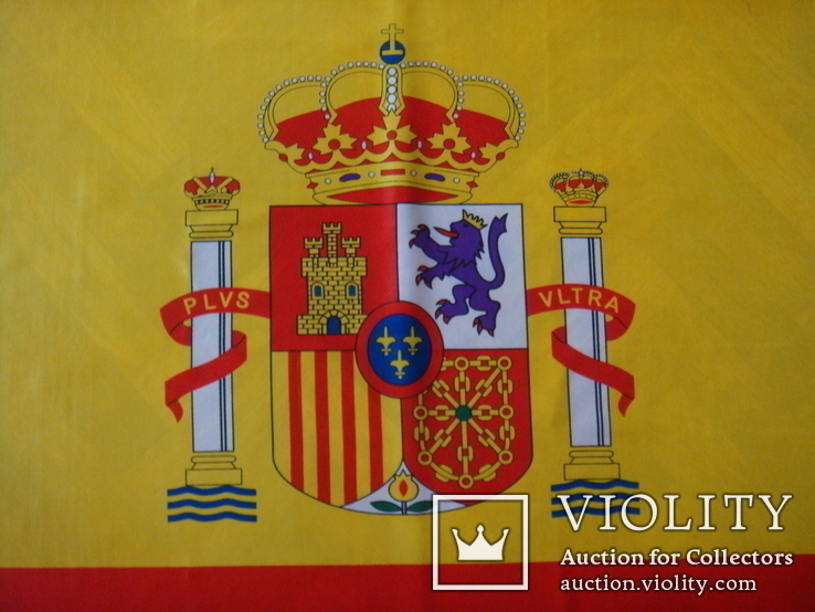 Большой флаг Испании с гербом, фото №3