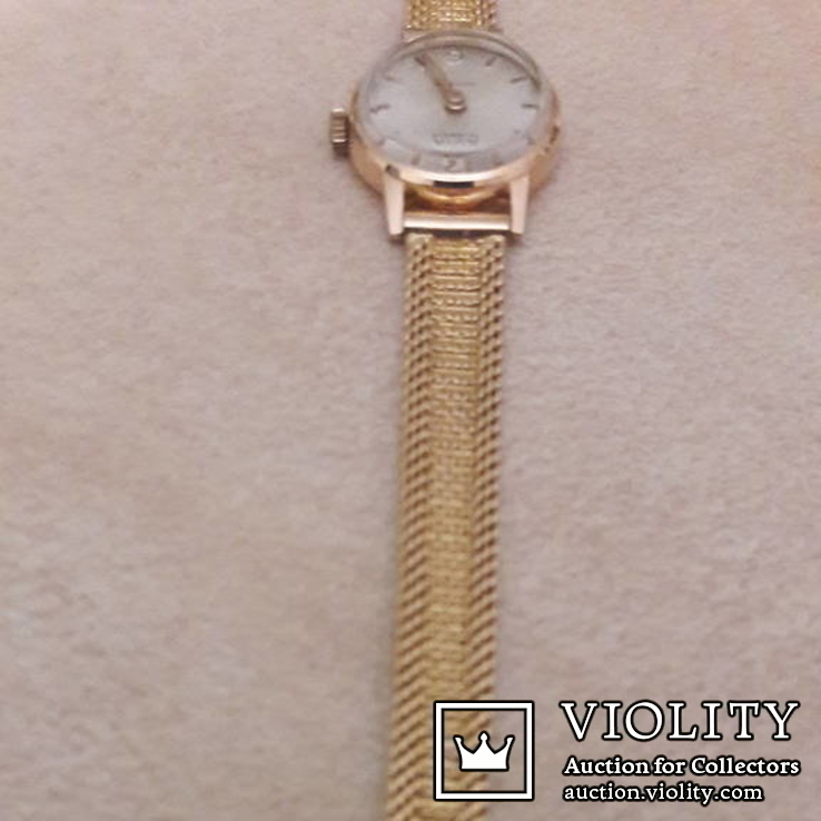 Часы Швейцарские Золотые 750 проба AVIA женские, фото №5