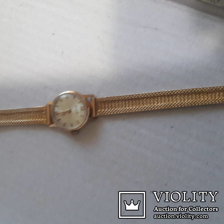 Часы Швейцарские Золотые 750 проба AVIA женские, фото №10