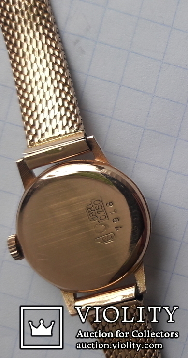 Часы Швейцарские Золотые 750 проба AVIA женские, фото №12