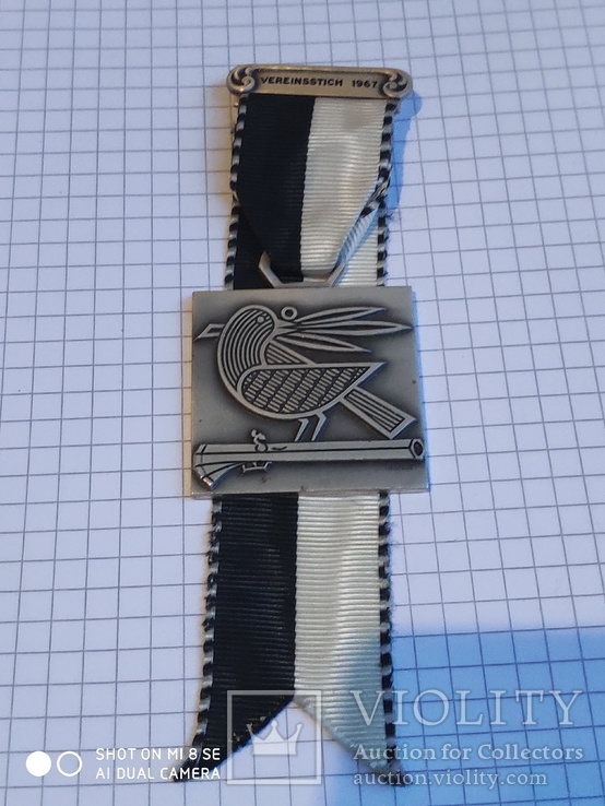 Медаль стрельба Швейцария Vereinsstich 1967