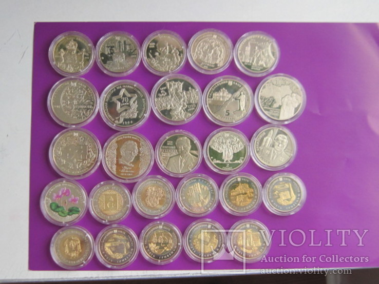 Годовой набор 2014 г. -26 шт.(нет одной монеты), фото №2