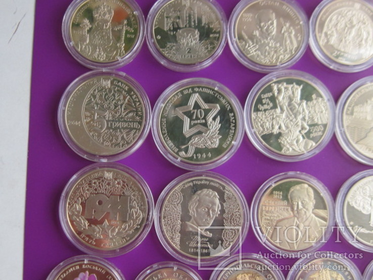 Годовой набор 2014 г. -26 шт.(нет одной монеты), фото №11