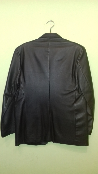 Кожаный пиджак XL, фото №6