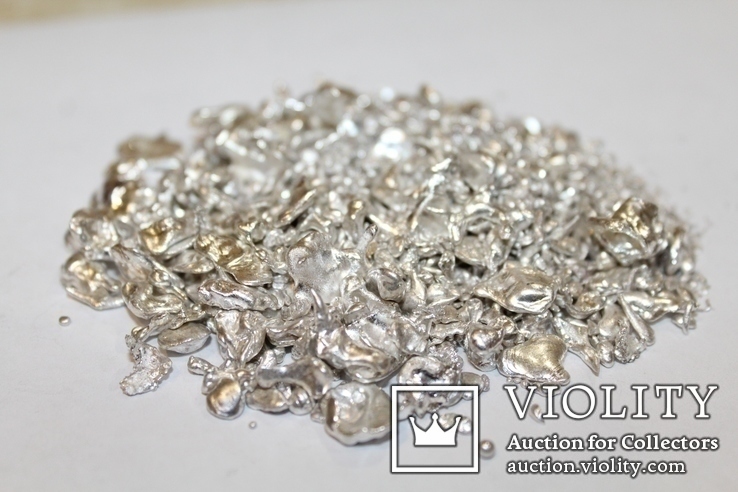 Серебро 200 грамм 999 (гранула) - 0570, фото №2