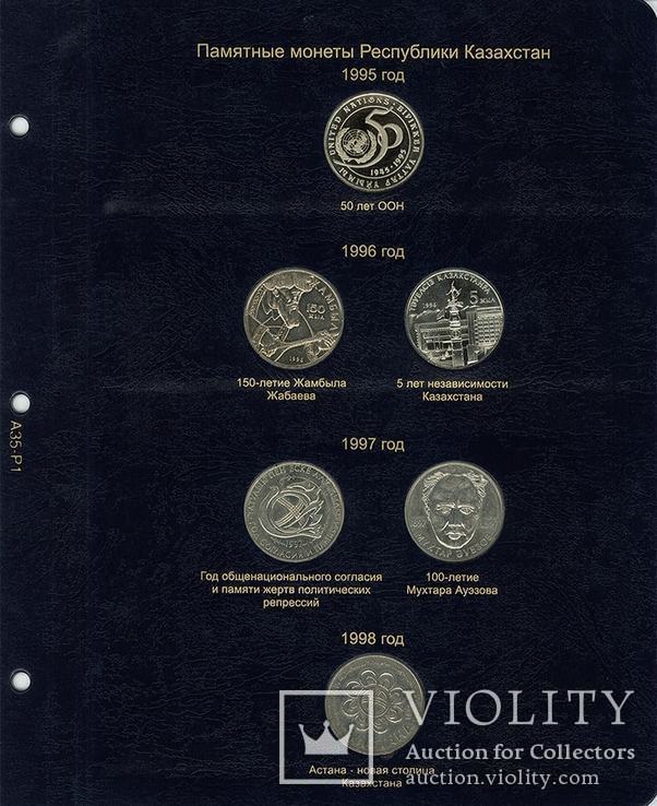 Альбом для юбилейных и памятных монет Республики Казахстан, фото №5