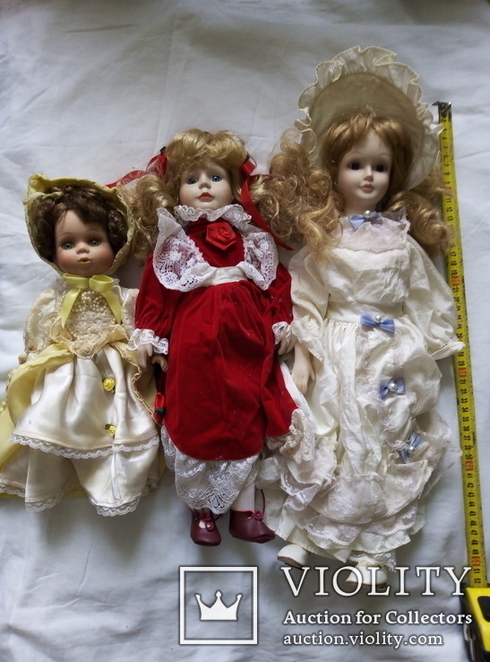 Три ляльки порцелянові, фото №2