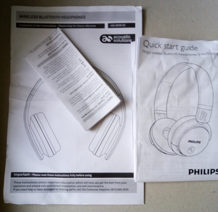 Безпровідні навушники PHILIPS SHB 3165, фото №4