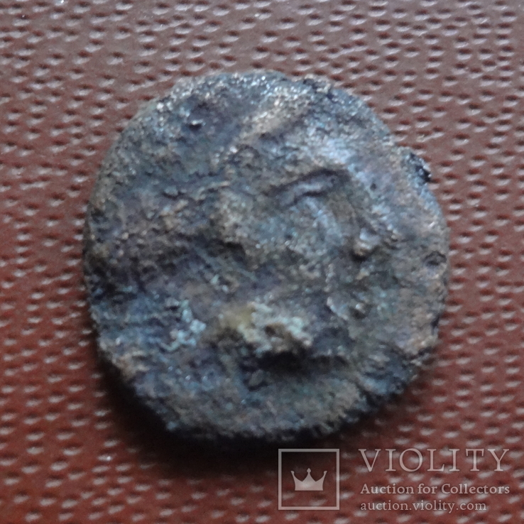 Монета Ольвии  Орел на Дельфине   (Н.23.13)~, фото №3