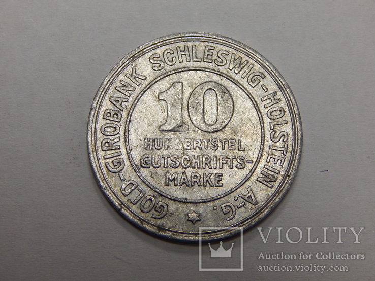 Нотгельд 10 марок, 1923 г Шлезвиг