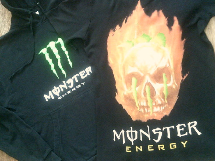 Monster energy - фирменная футболка+толстовка, photo number 7