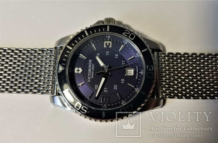 Часы Victorinox Swiss Army V241603 Chronograph + Набор Victorinox SWISSCARD Onyx 0.7122T2, фото №4