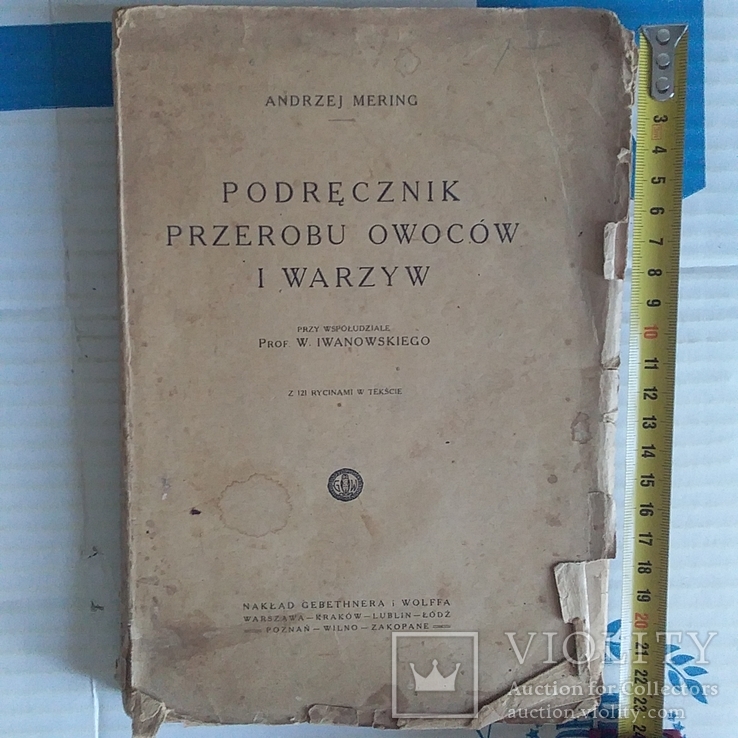 Podręcznik przerobu owoców i warzyw , 1924 r. Andrzej Mering