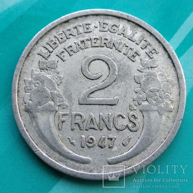 2 франка, 1947, Франция