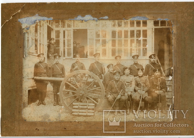 Группа офицеров и нижних чинов 33-й артиллерийской бригады., фото №3