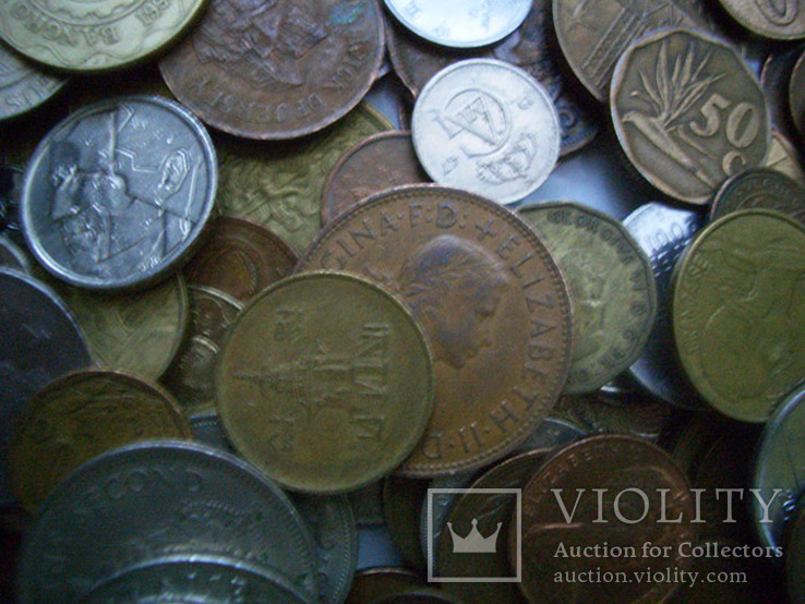 Монеты стран мира. 1 килограмм, фото №8