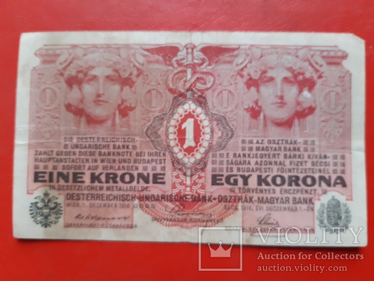 Одна крона Австро-Венгрия