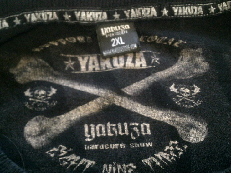 Yakuza - фирменная черная футболка, numer zdjęcia 9